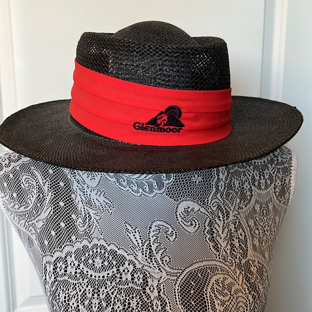 Black town talk Louisville, Kentucky Wide-Brim Hat with Red Band